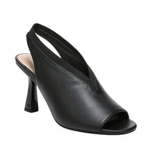 Alfani Women's Ceal Peep Toe Slingback Heels Black Size 6
